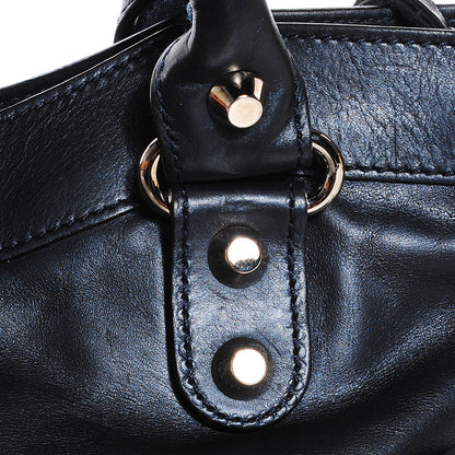 Balenciaga Iridescent Agneau Classic Hardware First Bleu Mineral 9 of 13