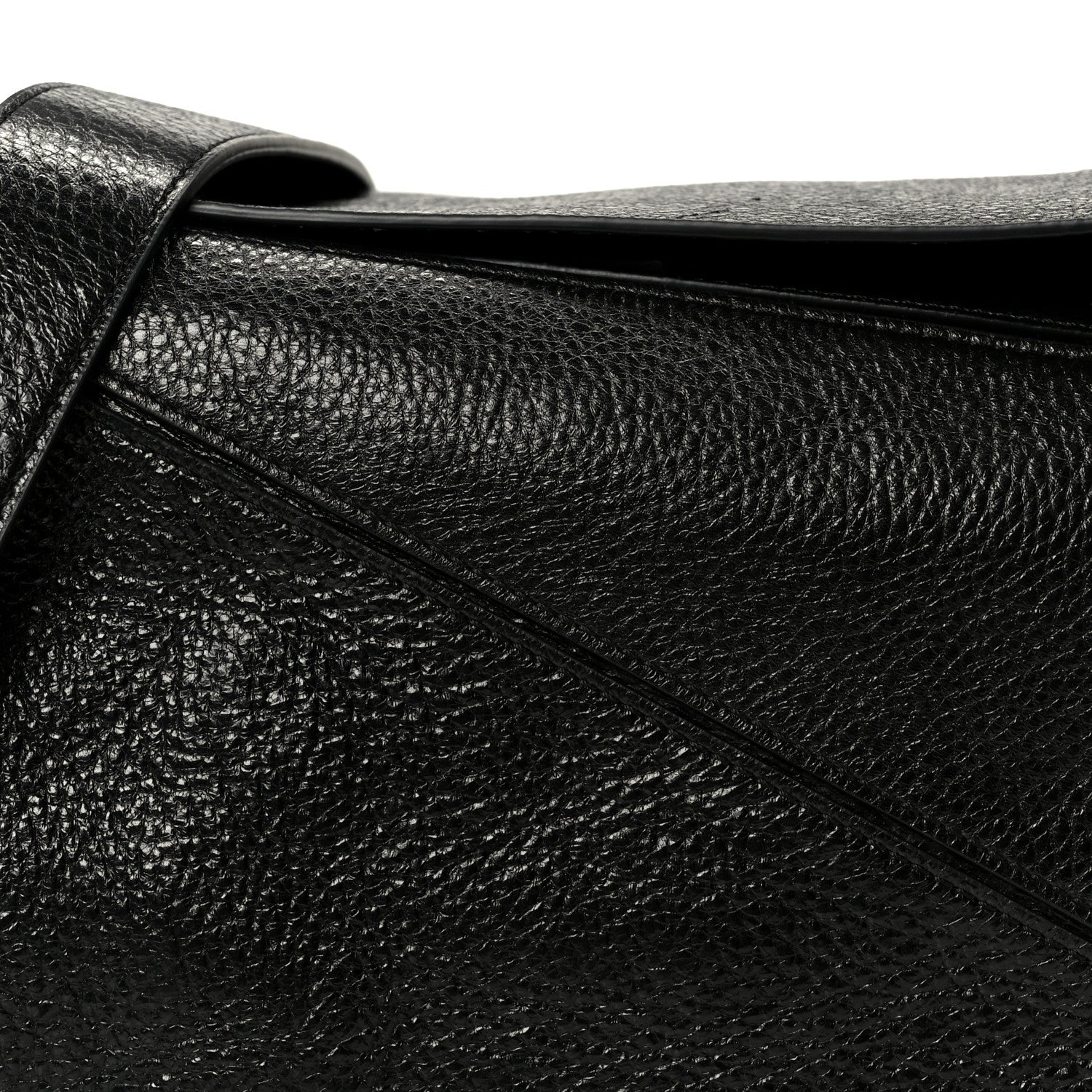 Loewe Grained Calfskin Large Puzzle Edge Bag Black 8 of 10