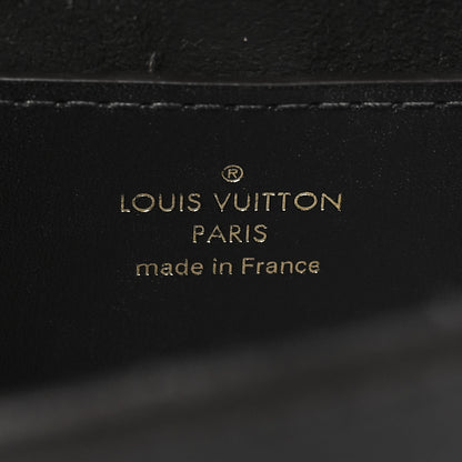Louis Vuitton Veau Satin Monogram Twist Shoulder Bag MM Black 7 of 13