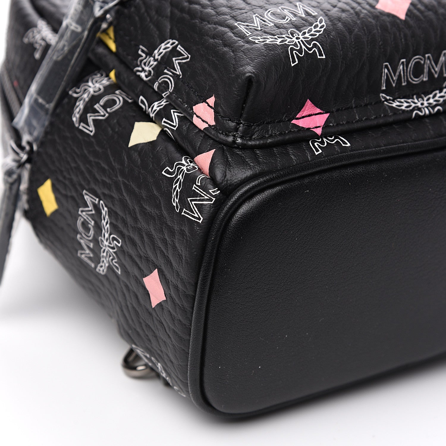 MCM Visetos Spektrum X-Mini Backpack Black 7 of 8