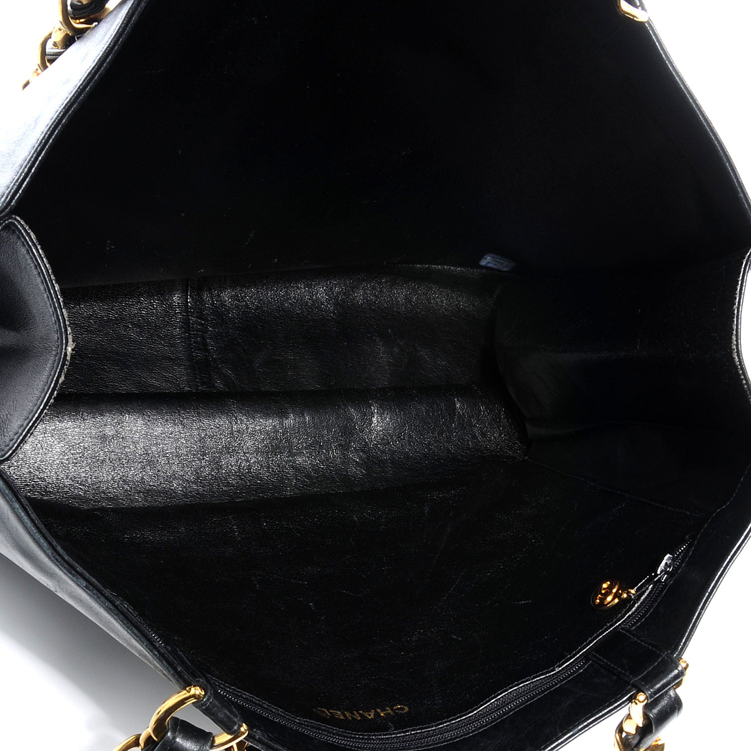 Chanel Lambskin Jumbo Shoulder Bag Black 5 of 8