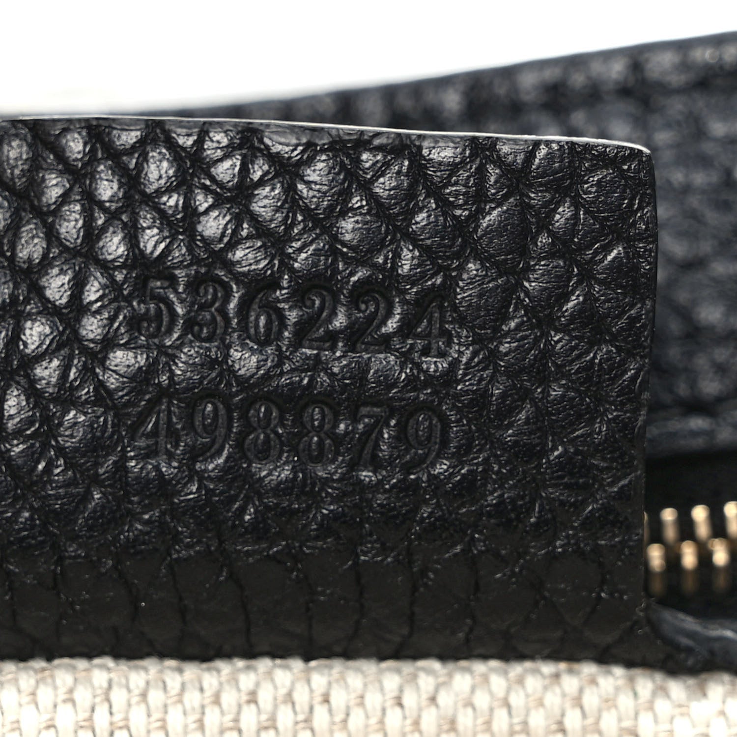 Gucci Pebbled Calfskin Medium Soho Flap Crossbody Black 7 of 9