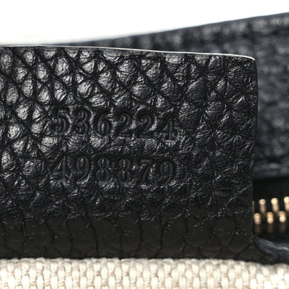 Gucci Pebbled Calfskin Medium Soho Flap Crossbody Black 7 of 9