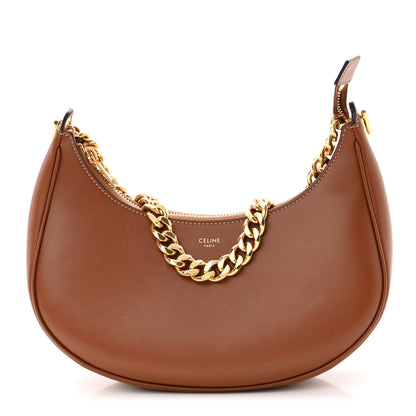 Celine Smooth Calfskin Medium Chain Strap Ava Shoulder Bag Tan 1 of 7