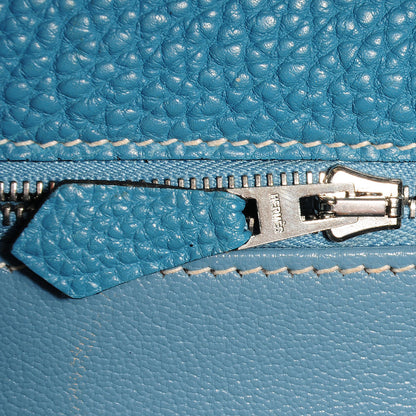 Hermes Togo Kelly Retourne 40 Blue Jean 16 of 24