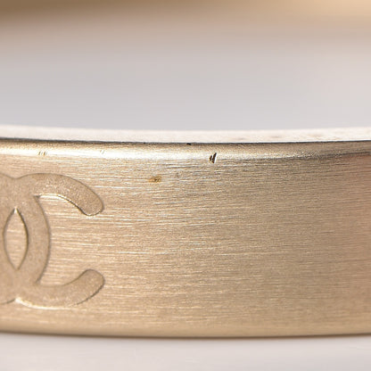 Chanel Metal CC Bangle Gold 4 of 4