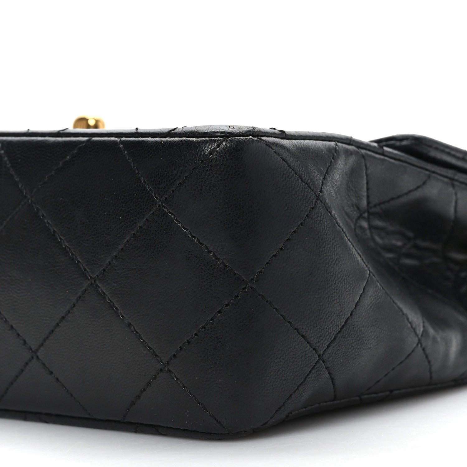 Chanel Lambskin Quilted Mini Square Flap Black 9 of 9