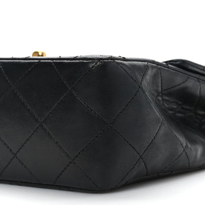 Chanel Lambskin Quilted Mini Square Flap Black 9 of 9