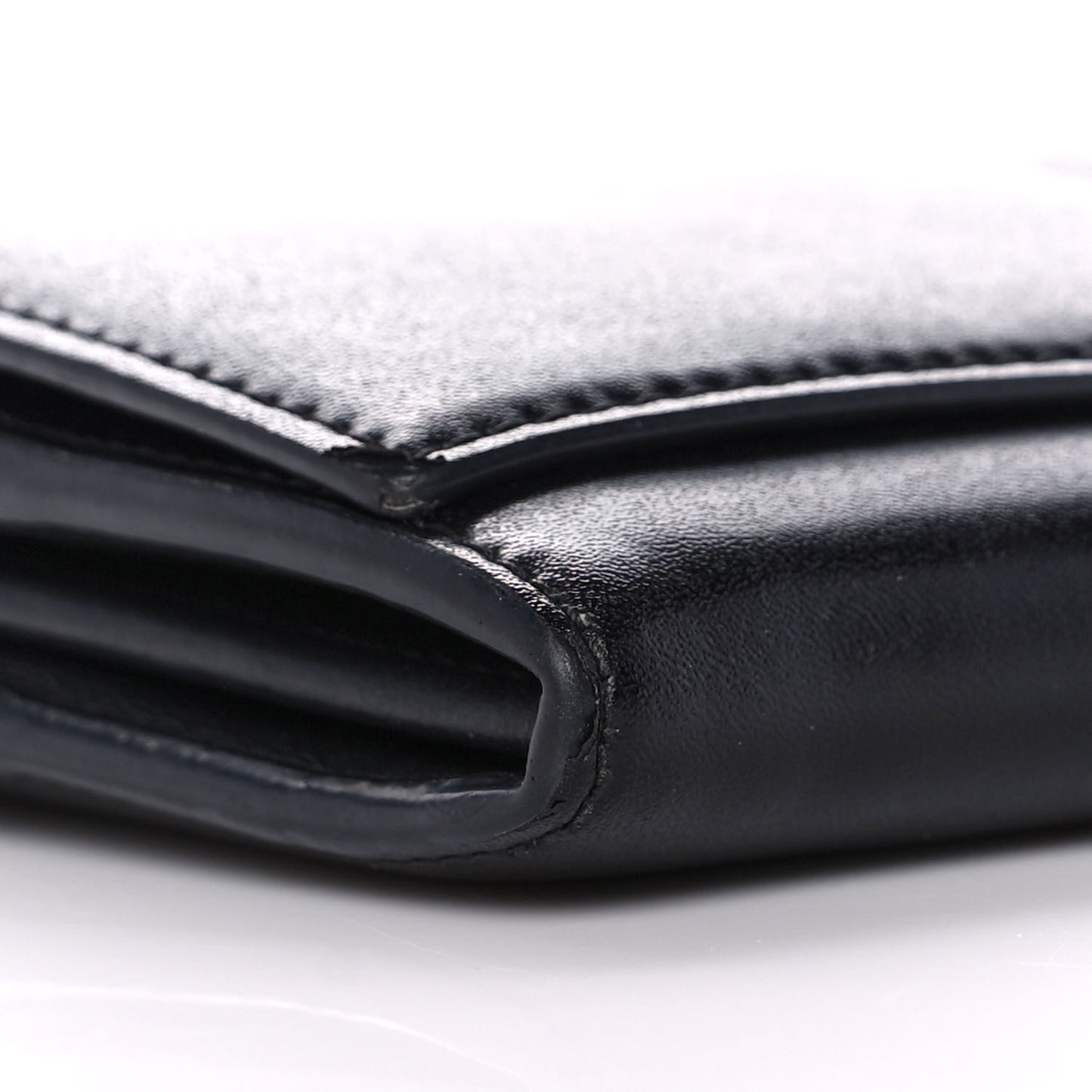 Vitello Liberty Century Lucido By The Way Continental Wallet On Chain Black