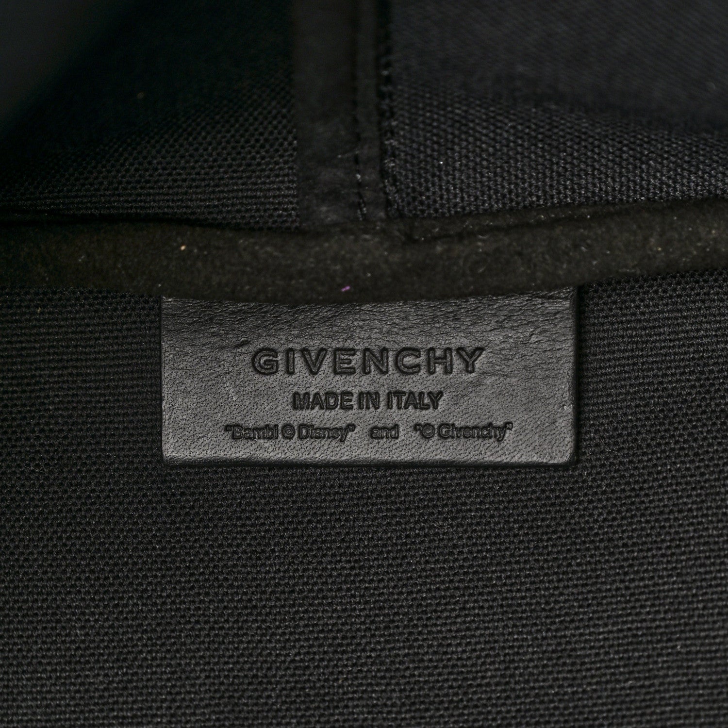 Givenchy Textured Coated Canvas Bambi Print Large Antigona Tote Black 6 of 13