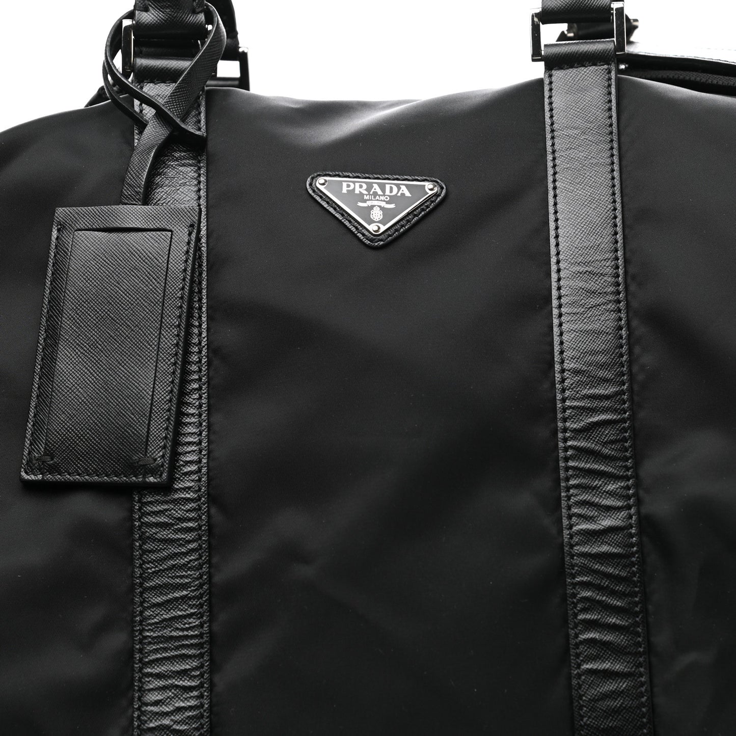 Nylon Viaggio Duffle Black