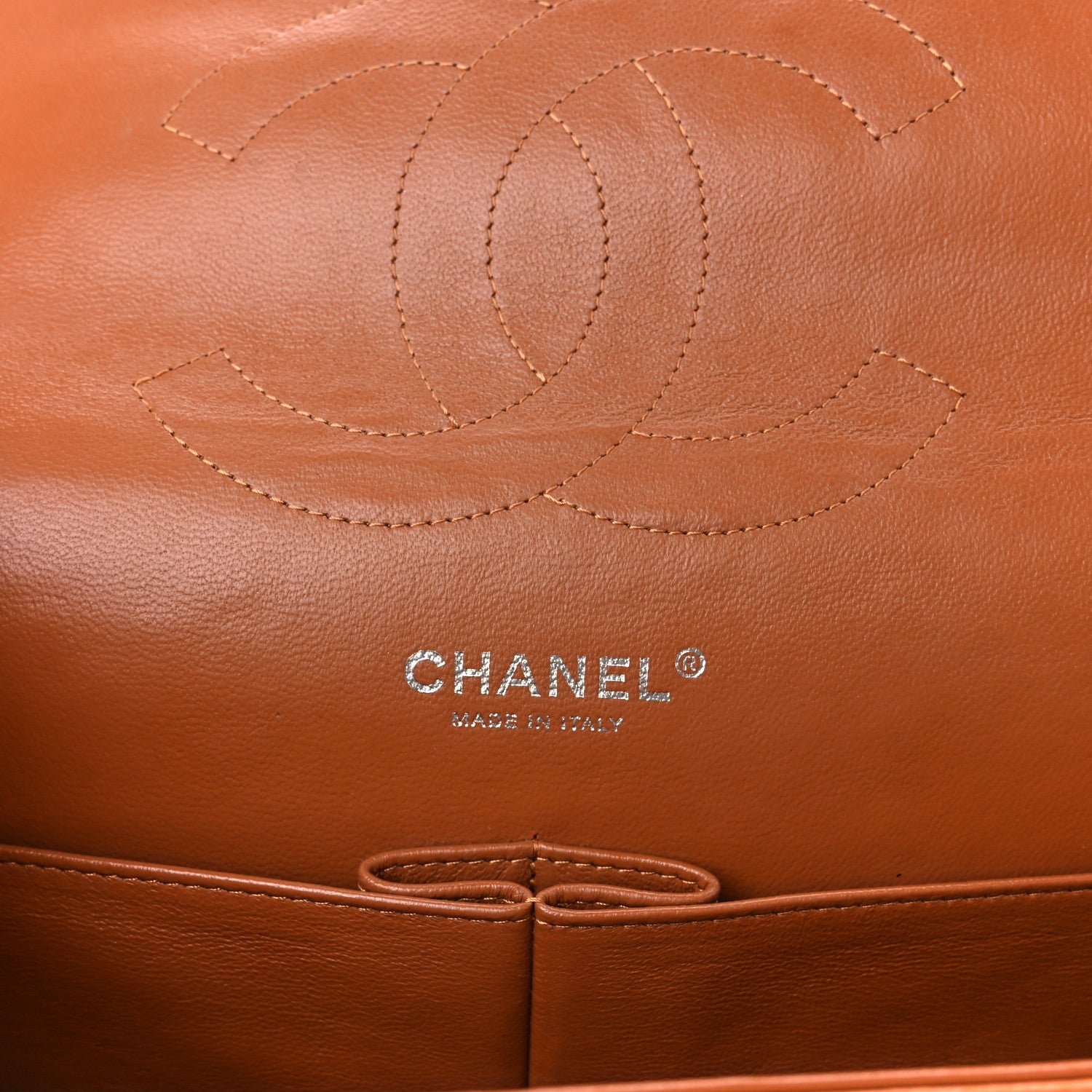 Chanel Caviar Quilted Jumbo Double Flap Light Brown 6 of 11