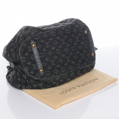 Louis Vuitton Denim Mahina XL Black 4 of 6