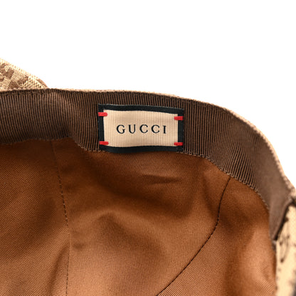 Gucci Monogram Textured Dollar Calfskin Zeno Baseball Hat M Beige 8 of 10