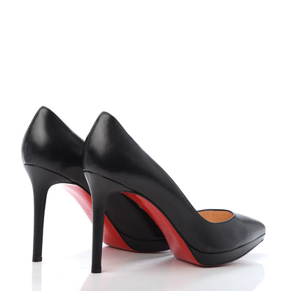 Christian Louboutin Shiny Nappa Pigalle Plato 100 Pumps 42 Black 4 of 7
