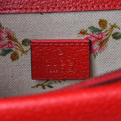 Gucci Textured Calfskin Web Medium Dionysus Shoulder Bag Hibiscus Red 6 of 7
