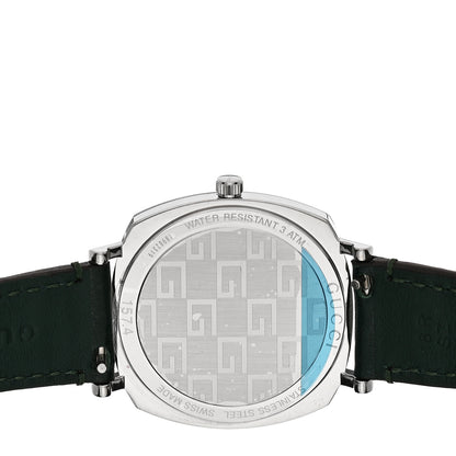 Gucci Stainless Steel Calfskin 35mm Grip Quartz Watch Green 4 of 5