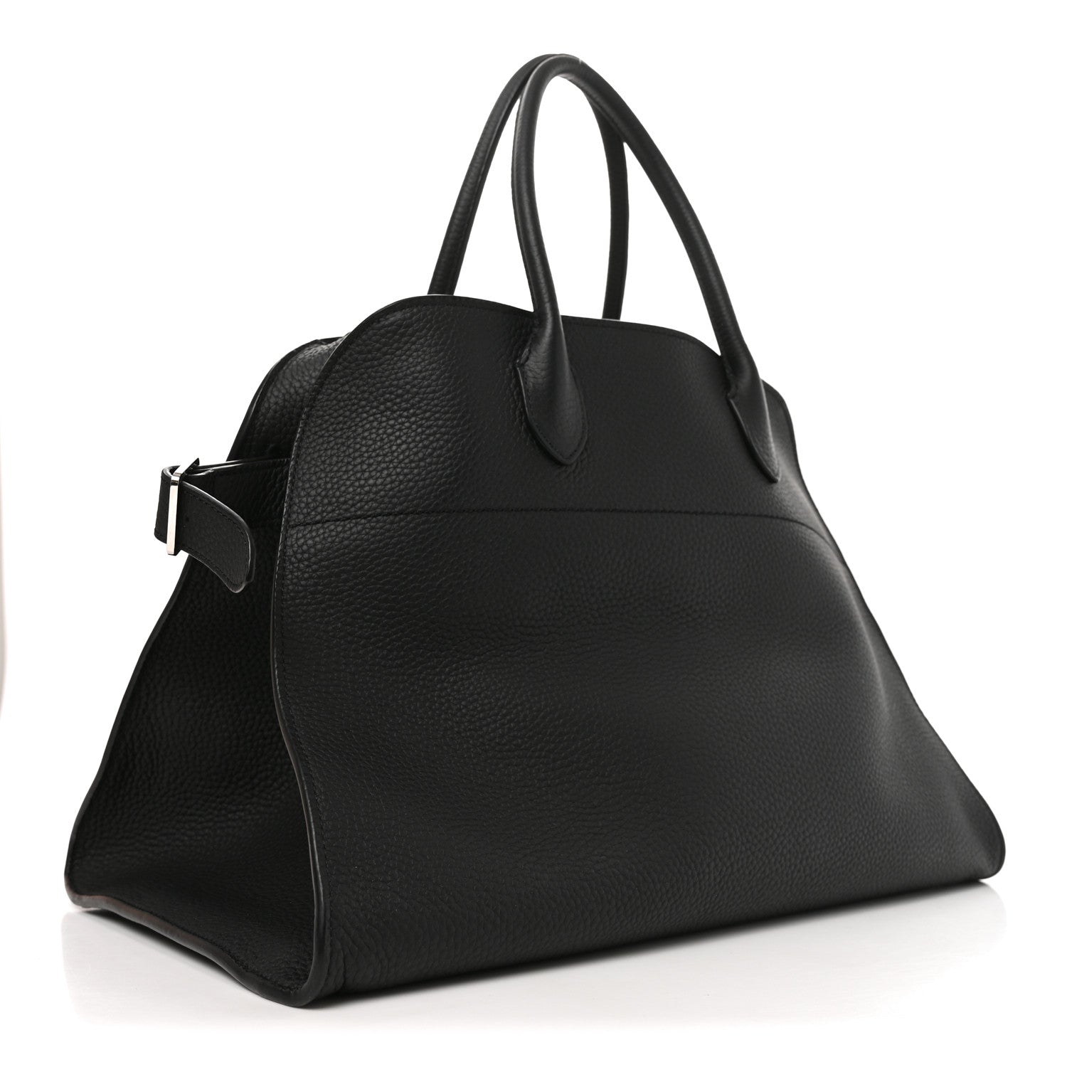 The Row Matte Grained Calfskin Soft Margaux 15 Black 3 of 9