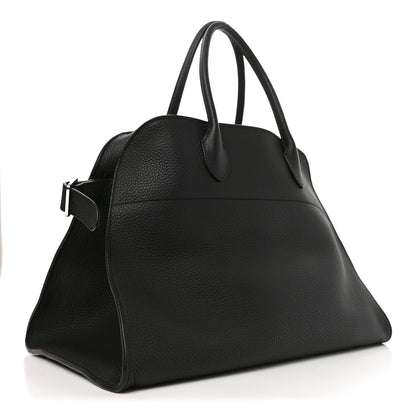The Row Matte Grained Calfskin Soft Margaux 15 Black 3 of 9