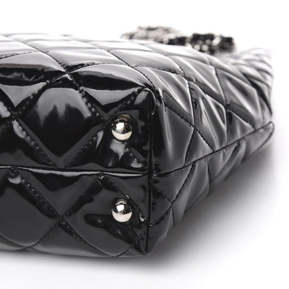 Chanel Vinyl Quilted In The Business North South Tote Black 16 of 16