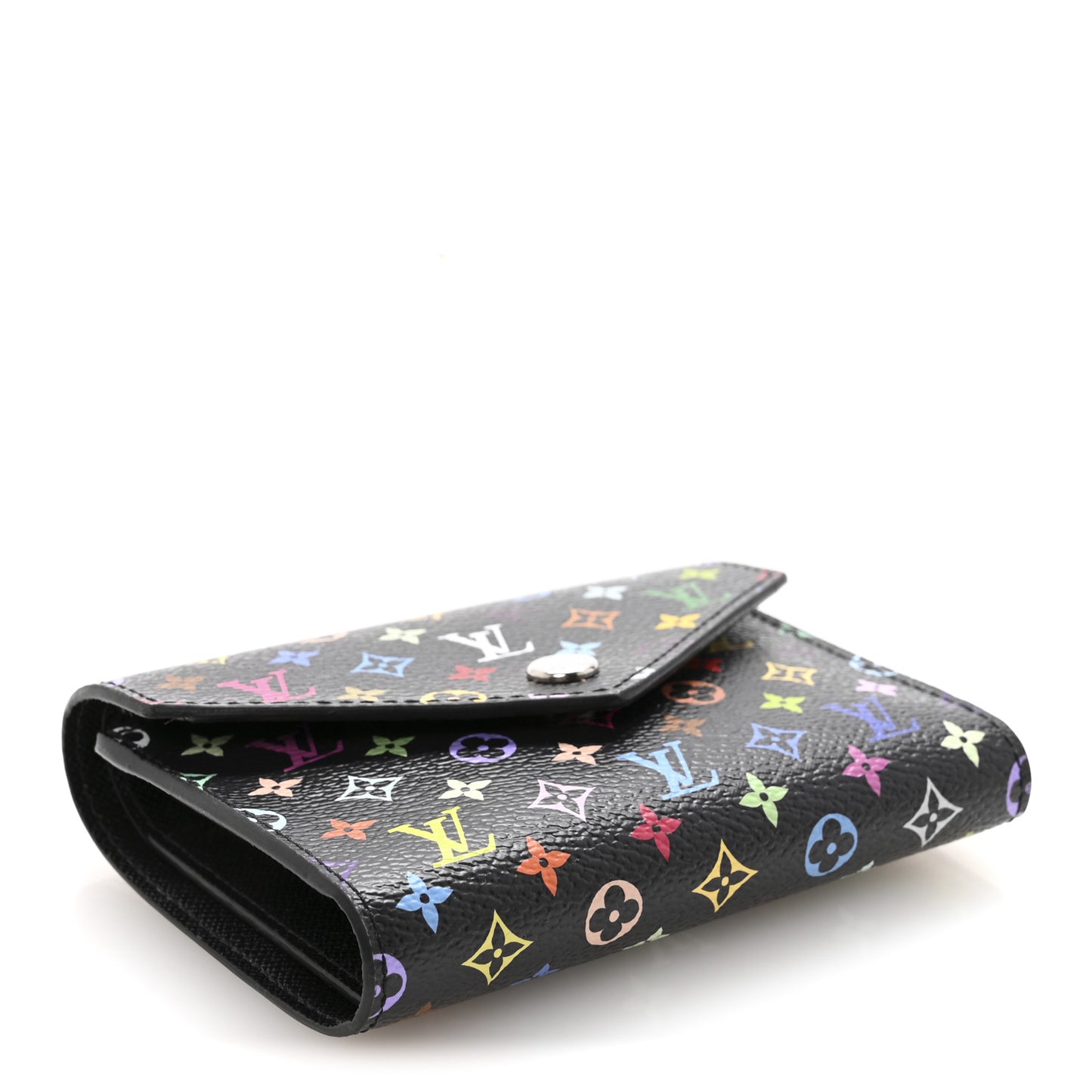 LV x TM Monogram Multicolor Victorine Wallet Black