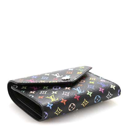 Louis Vuitton LV x TM Monogram Multicolor Victorine Wallet Black 4 of 7