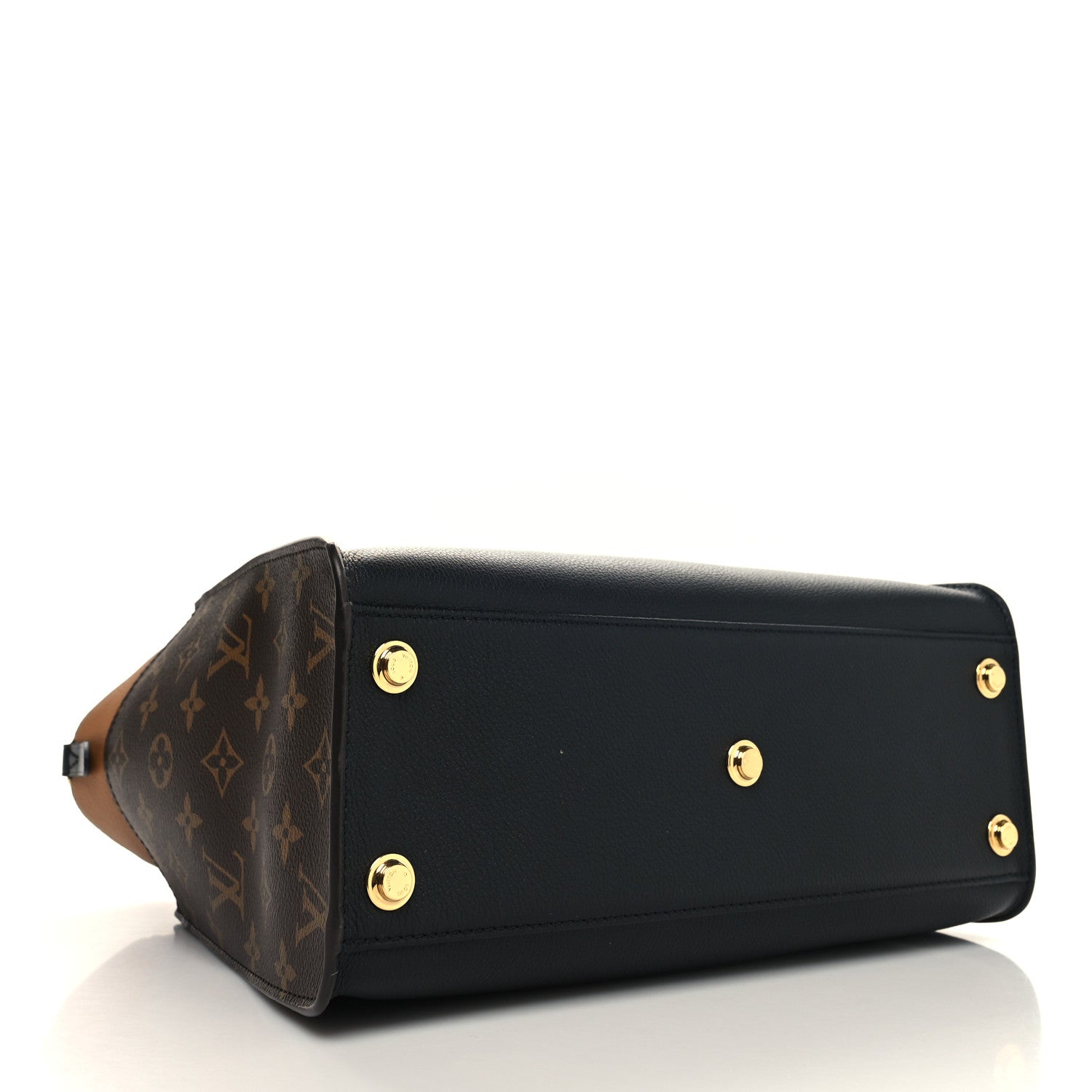 Louis Vuitton Calfskin Monogram On My Side Black 4 of 9