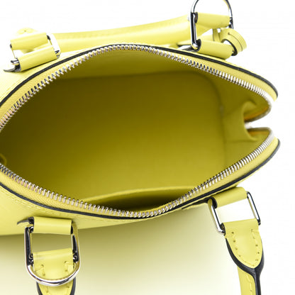 Louis Vuitton Epi Jacquard Alma BB Yellow Citron 5 of 13