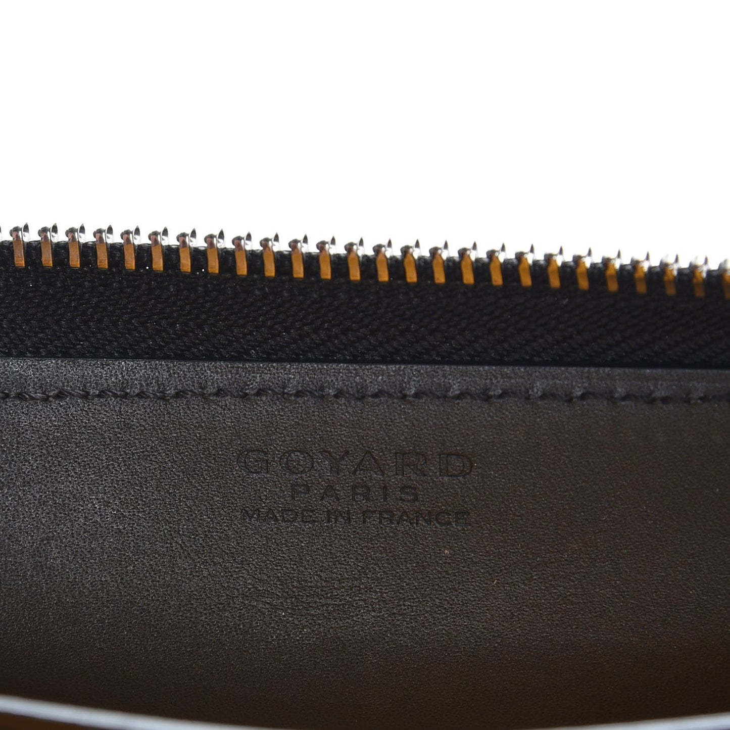 Goyardine Matignon Zip Around GM Wallet Black