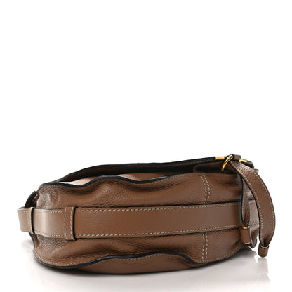Chloe Calfskin Medium Marcie Round Crossbody Bag Nut 4 of 12