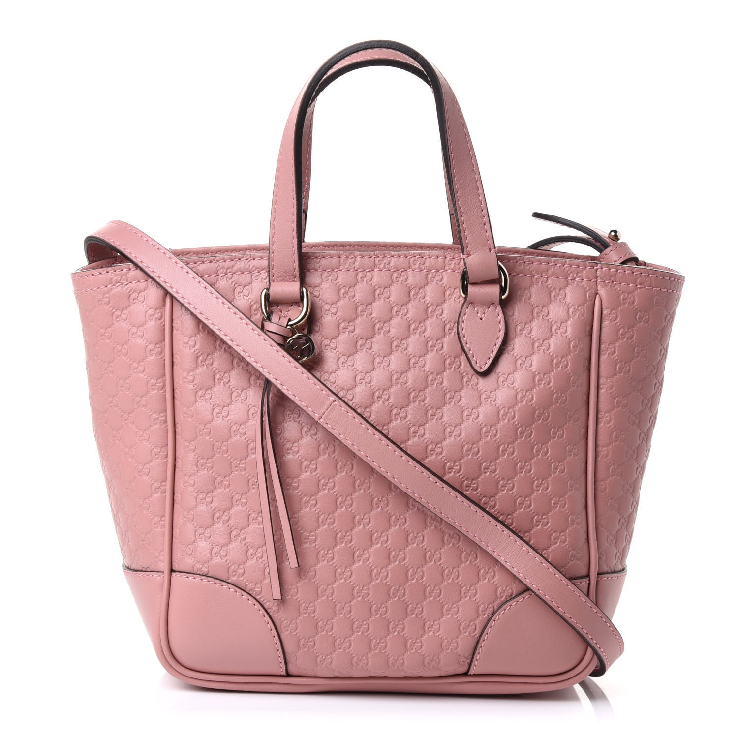 Gucci Microguccissima Small Bree Tote Soft Pink 1 of 12