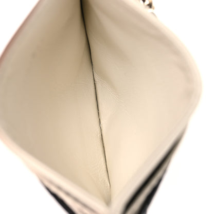 Christian Dior Lambskin Cannage Lady Dior Card Holder Black White 5 of 8