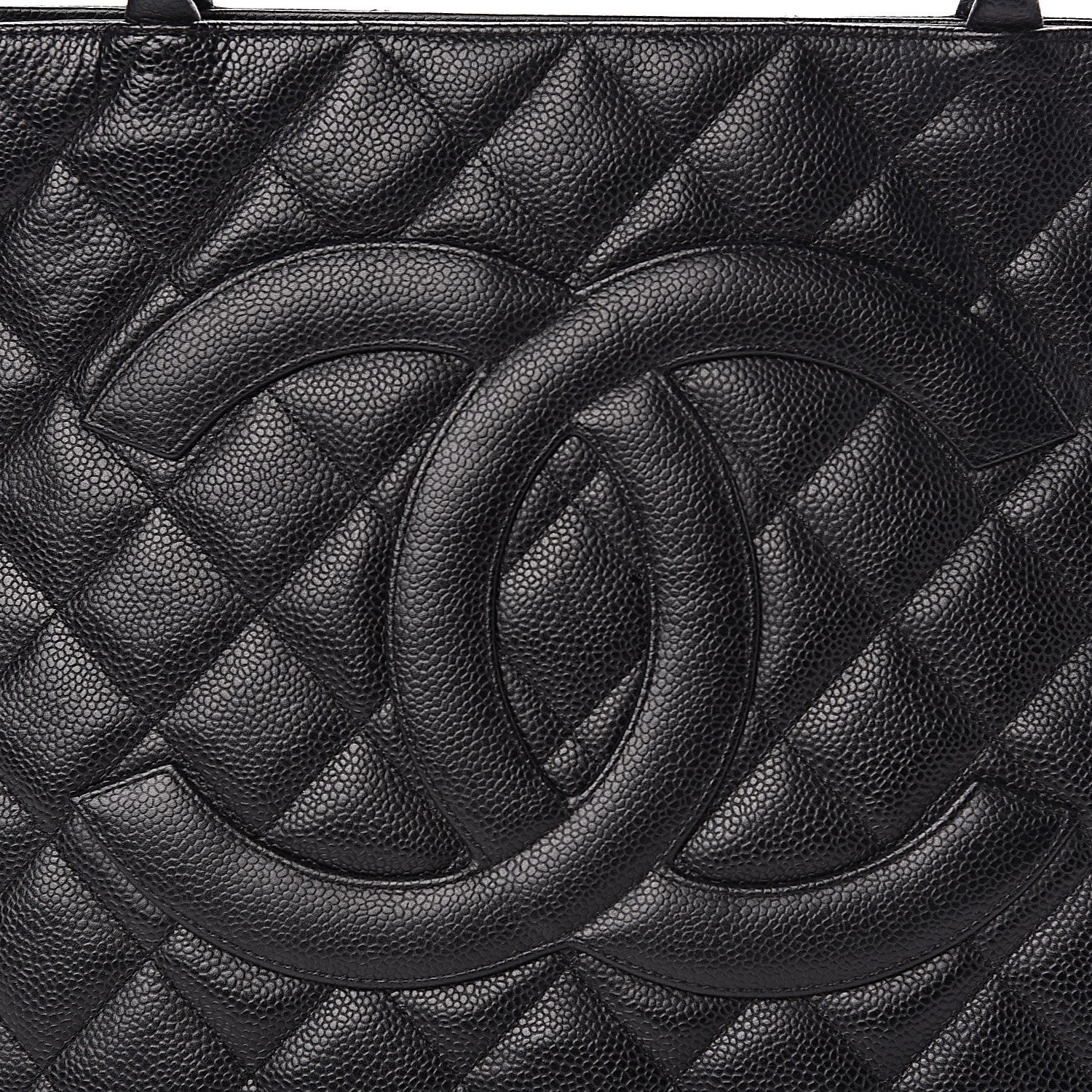 Chanel Caviar Quilted Medallion Tote Black 16 of 16