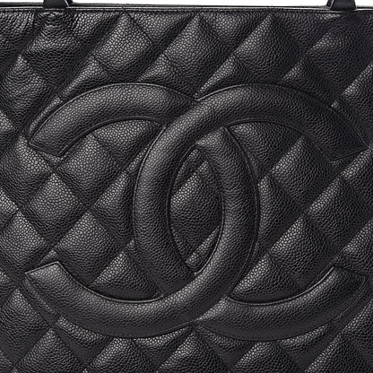 Chanel Caviar Quilted Medallion Tote Black 16 of 16