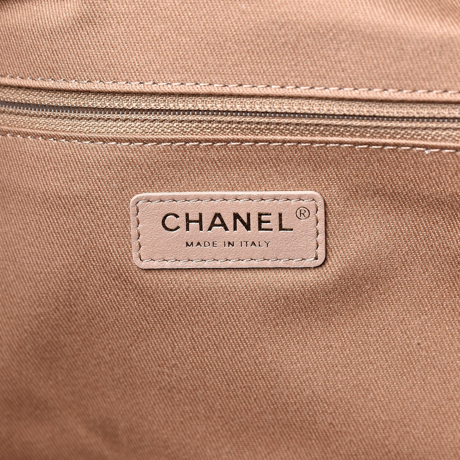 Chanel Mixed Fibers Striped Extra Large Deauville Tote Beige 6 of 10