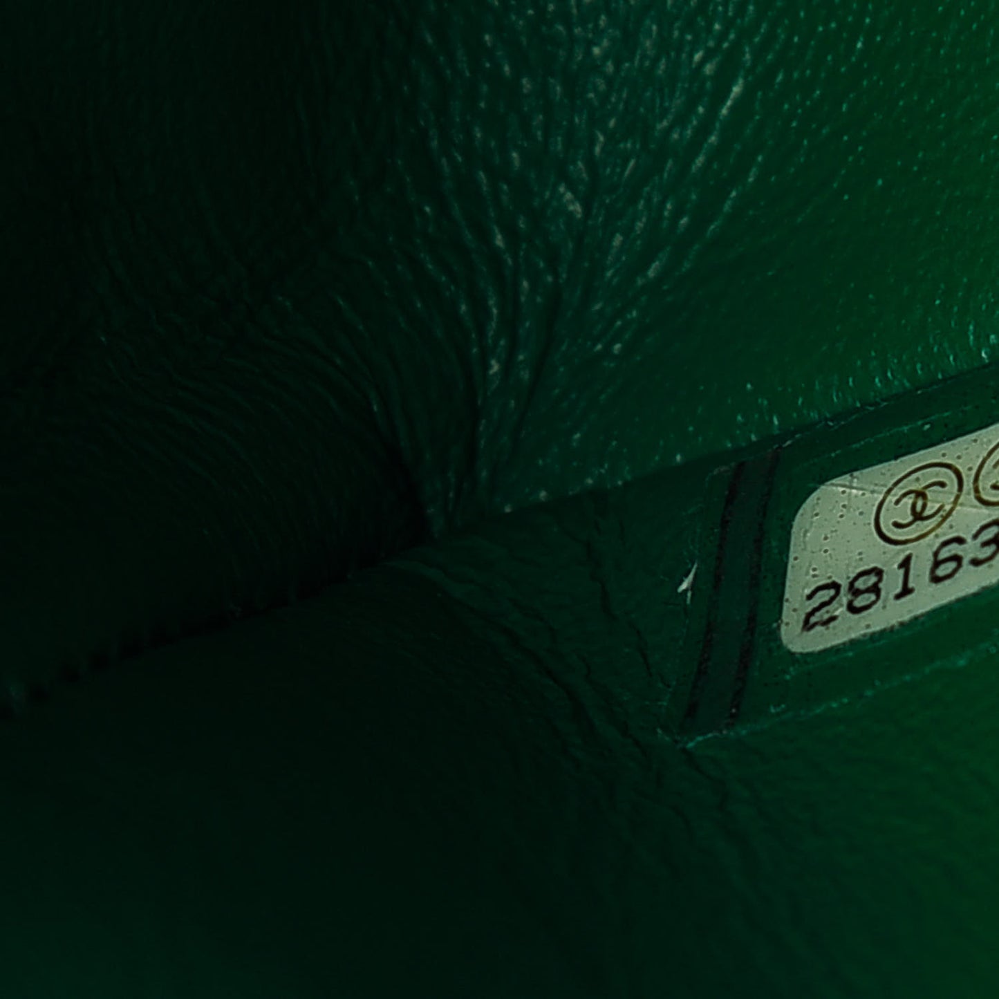 Aged Calfskin Quilted 2.55 Reissue Mini Flap Green