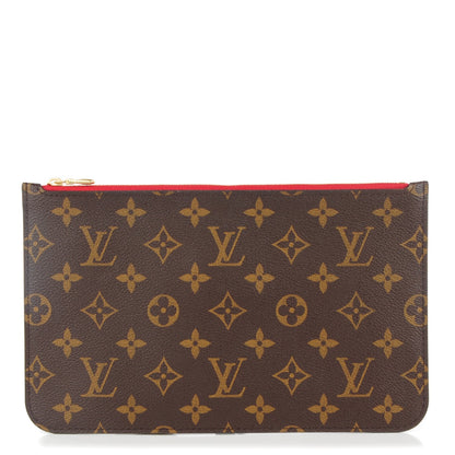 Louis Vuitton Monogram Neverfull MM GM Pochette Cherry 1 of 8