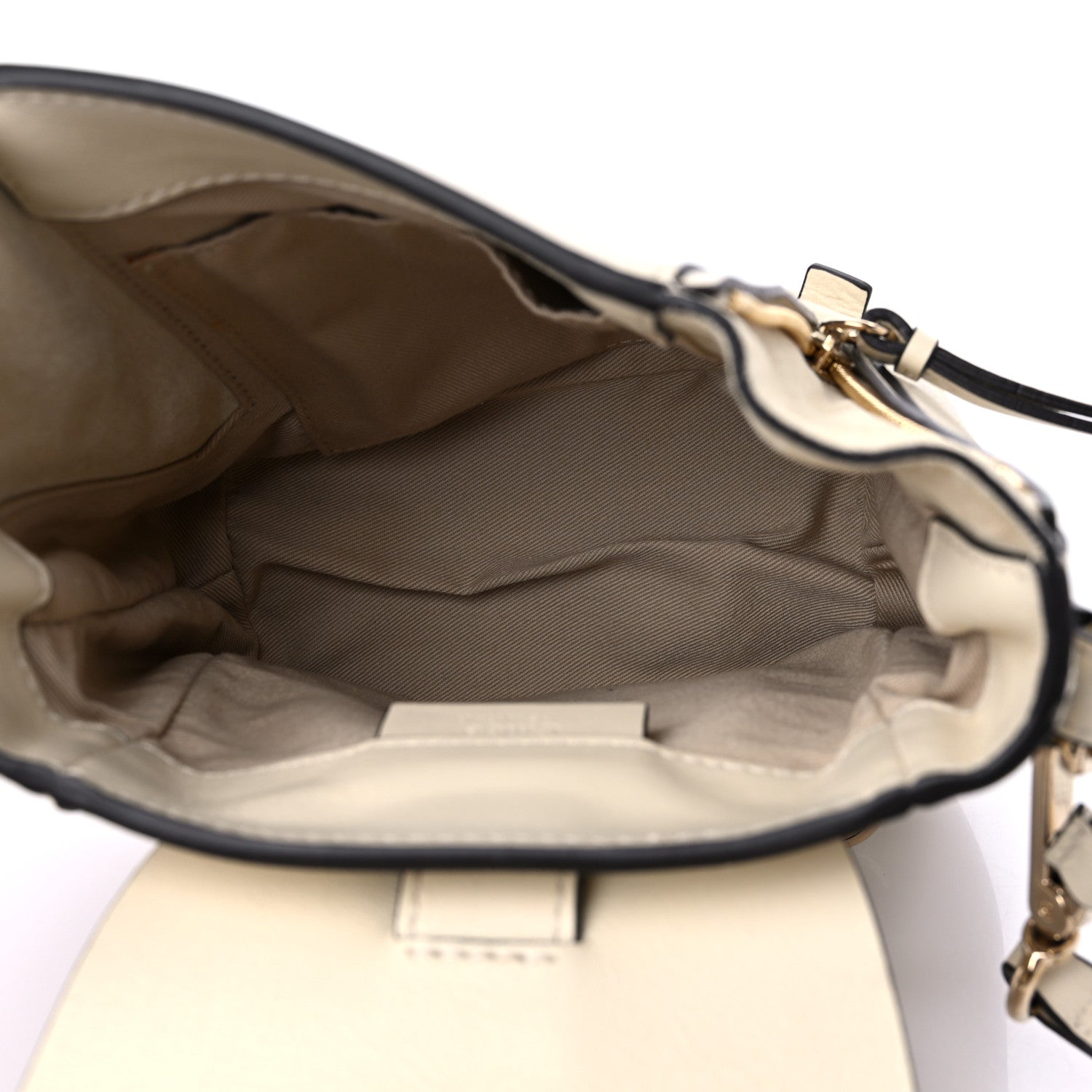Chloe Suede Calfskin Mini Faye Backpack Off White 5 of 9