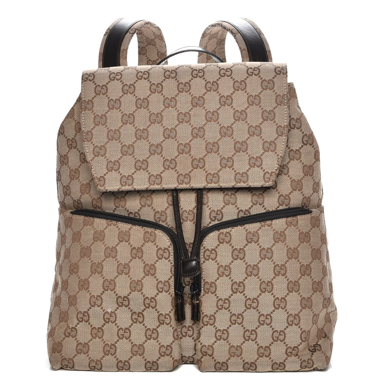 Gucci Monogram Backpack Brown 1 of 7