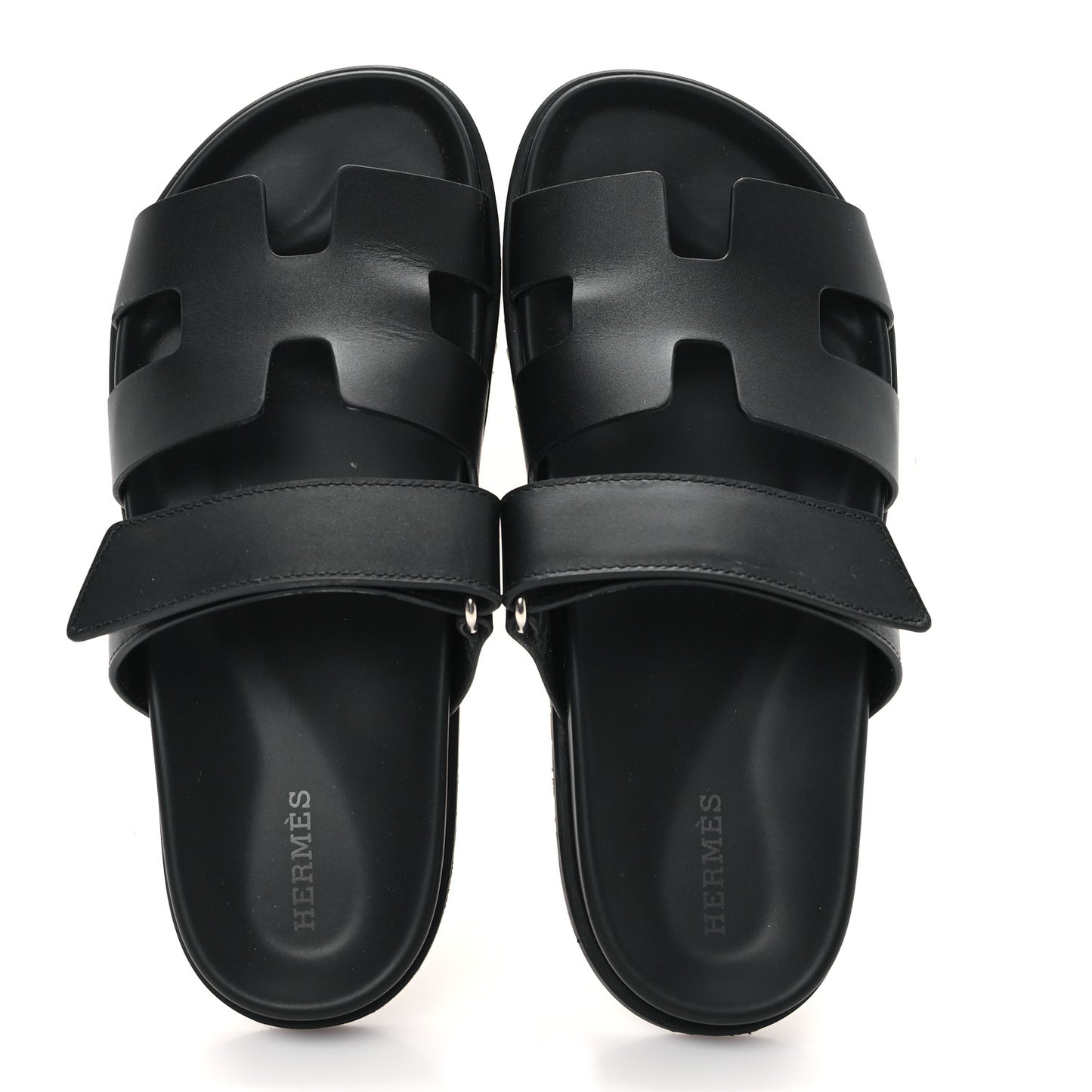 Calfskin Womens Chypre Sandals 38 Black