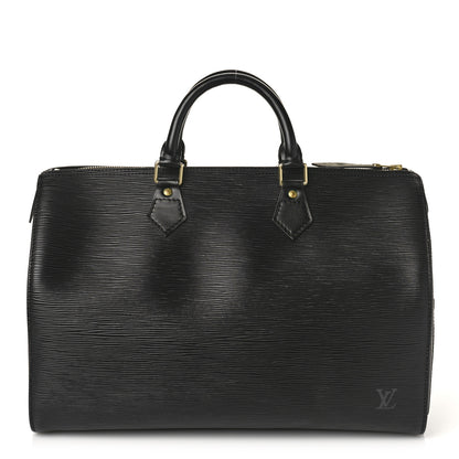 Louis Vuitton Epi Speedy 35 Black 1 of 9