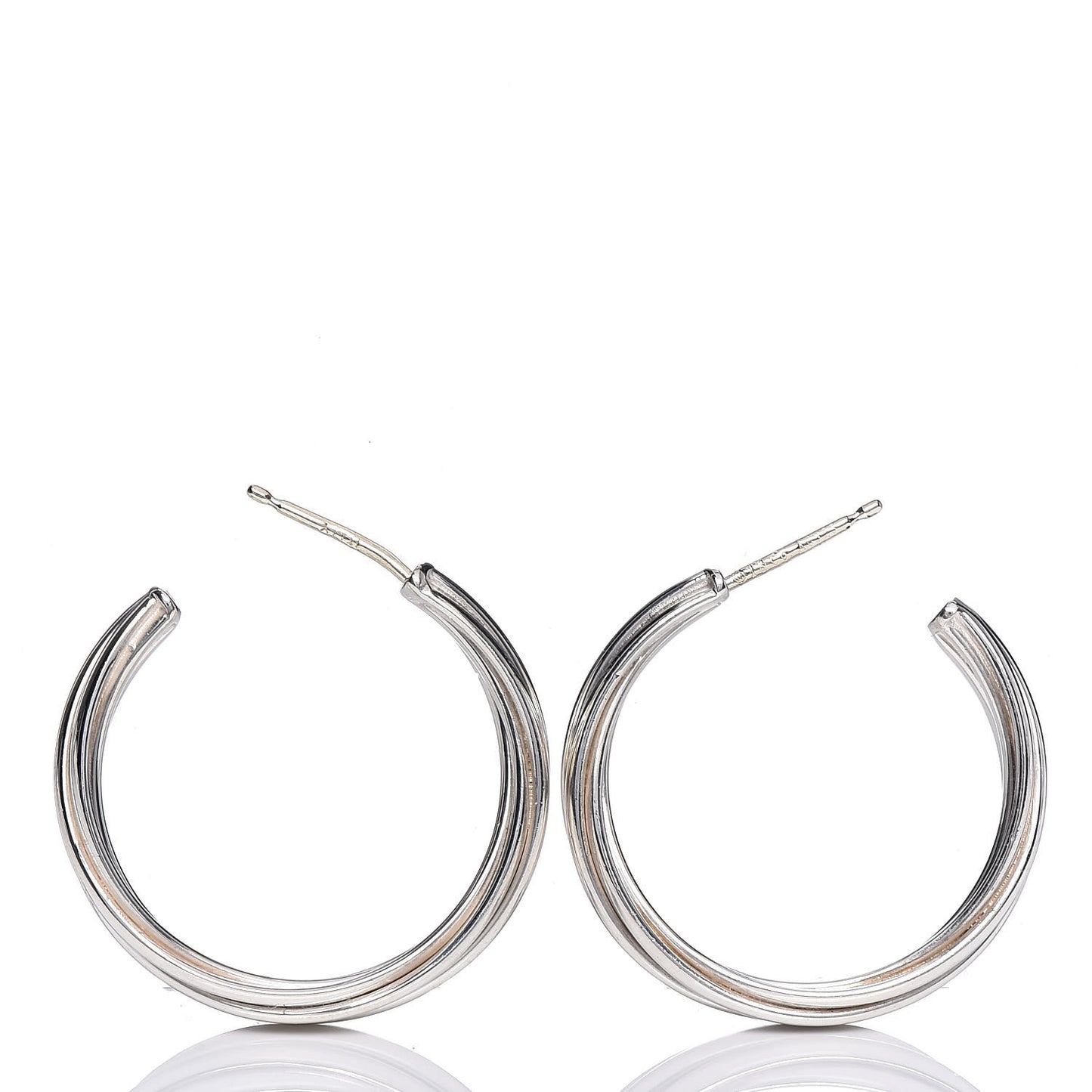 Sterling Silver Melody Hoop Earrings