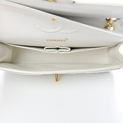 Chanel Caviar Quilted Medium Double Flap White 4 of 19
