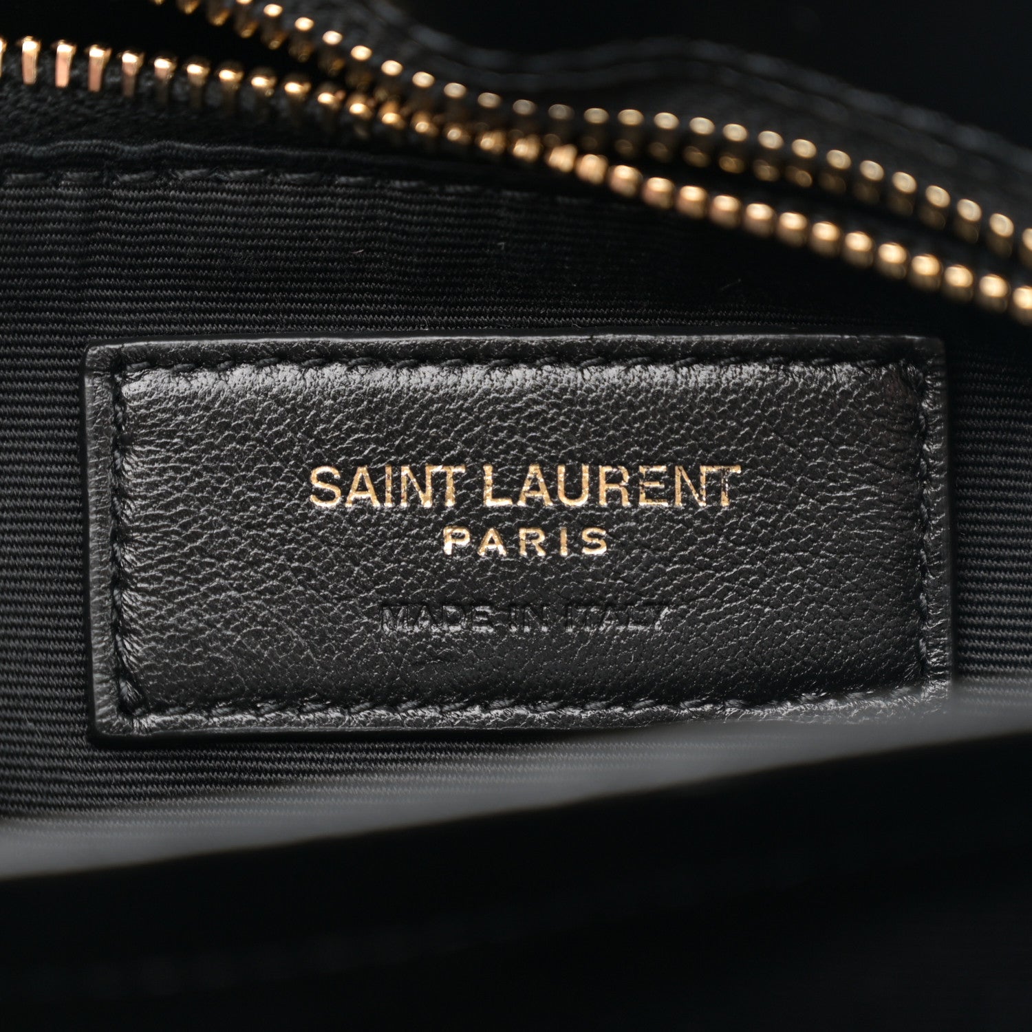 Saint Laurent Calfskin Y Quilted Monogram Toy Loulou Crossbody Bag Black 6 of 10