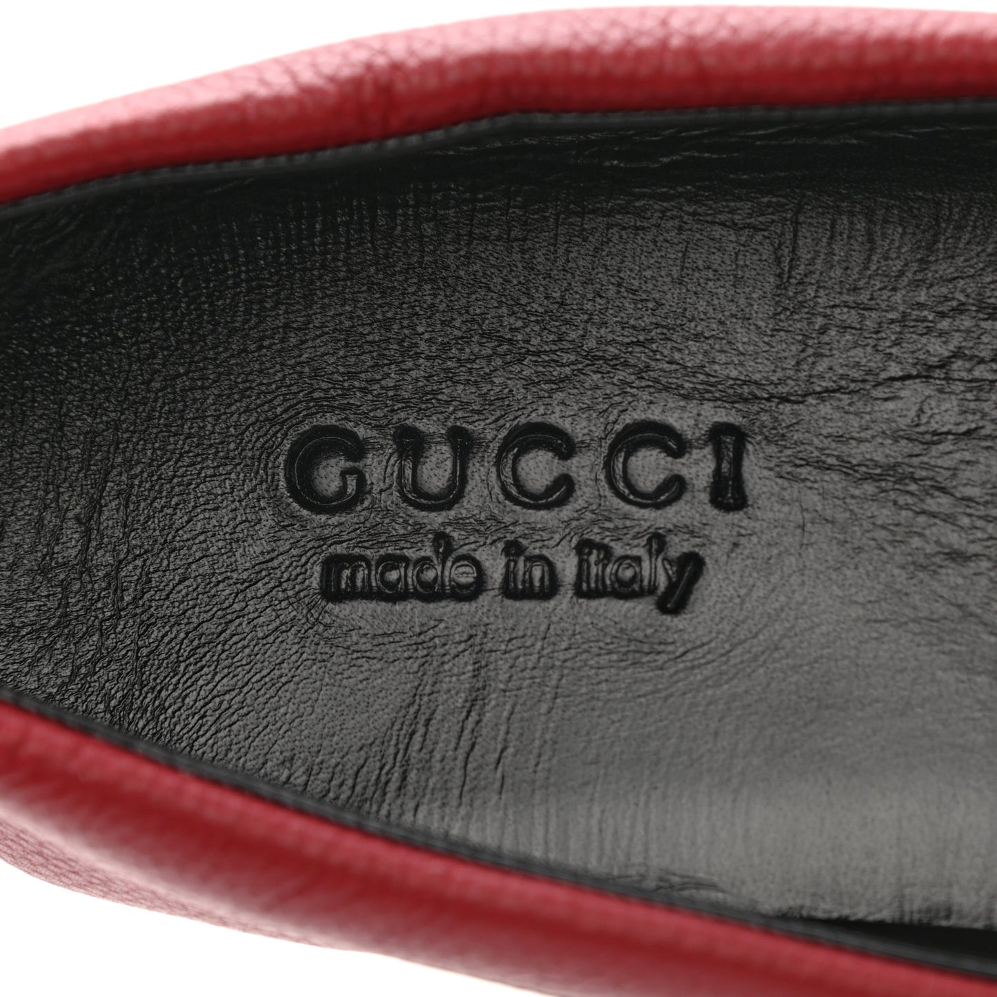 Calfskin Web Mens Driver Loafers 8 Red