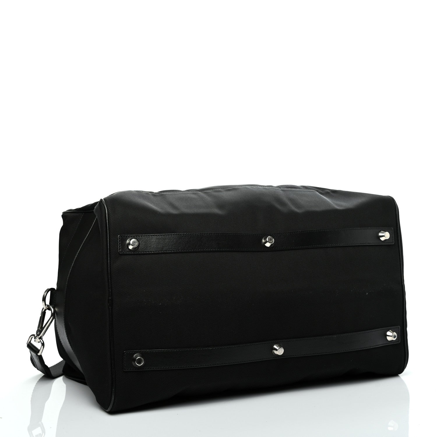 Prada Tessuto Nylon Duffel Bag Black 3 of 10