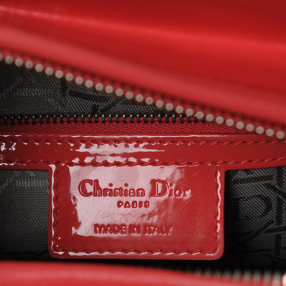 Christian Dior Patent Cannage Large Lady Dior Light Coral 7 of 9