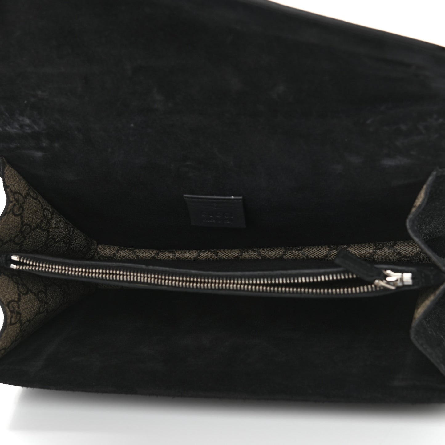 GG Supreme Monogram Small Dionysus Shoulder Bag Black