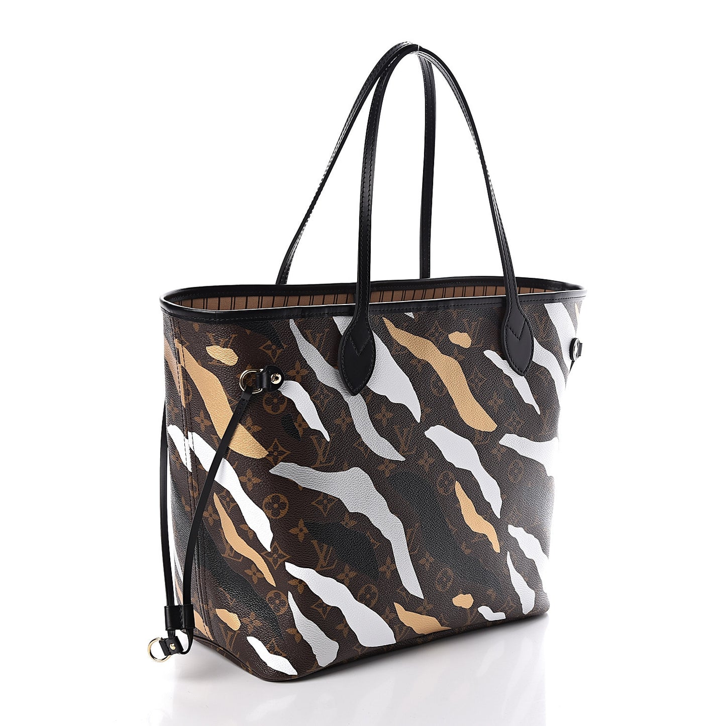 X LOL Monogram Neverfull MM Gold Silver