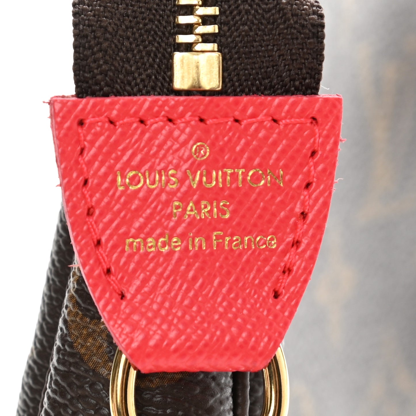 Monogram 2021 Christmas Animation London Mini Pochette Accessories Red